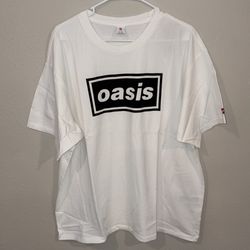 Oasis Retro Style Levi’s T Shirt - White XL New