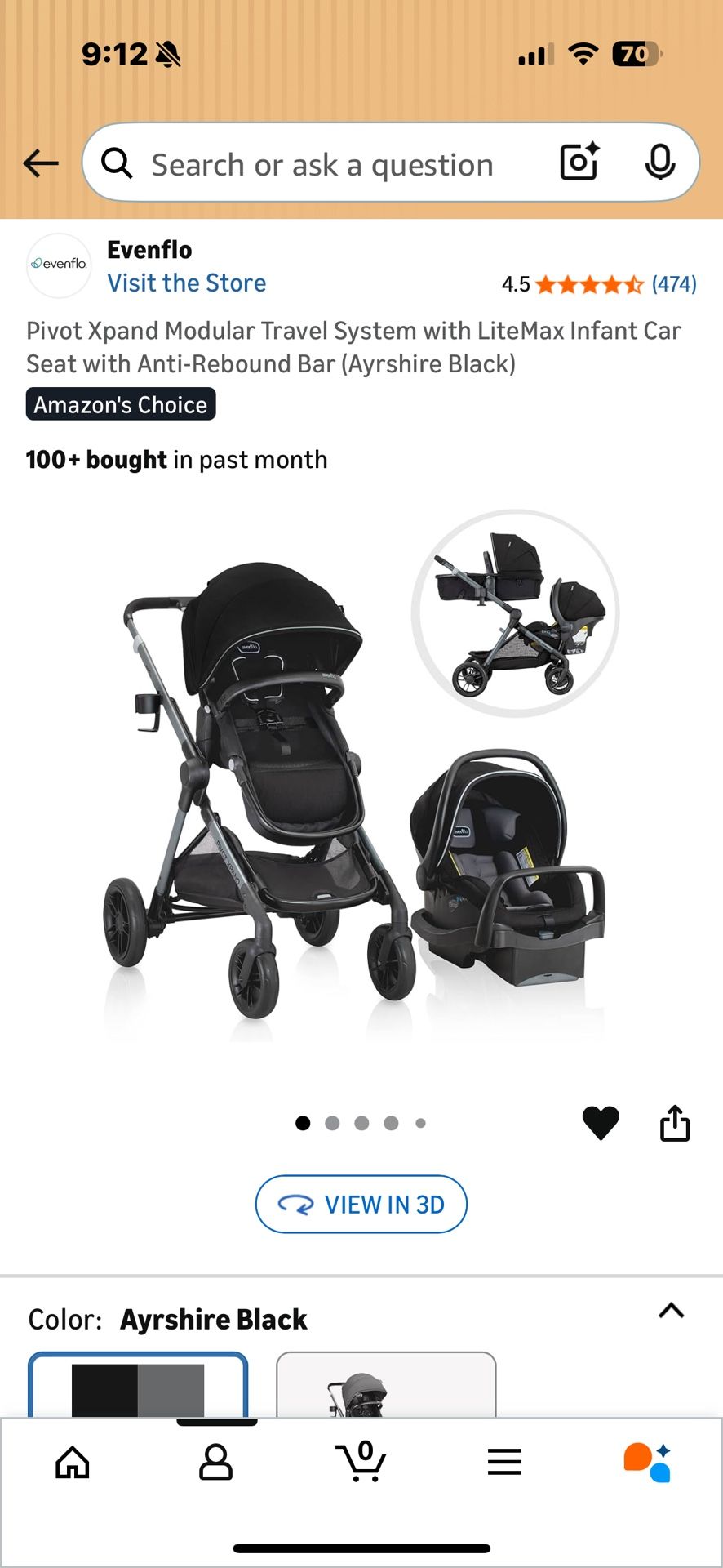 Brand New EvenFlo Pivot Xpand Stroller