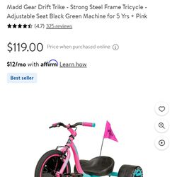 Drift Trike For Kids 