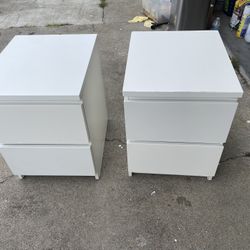 Two Bedside Tables/ Nightstands $100