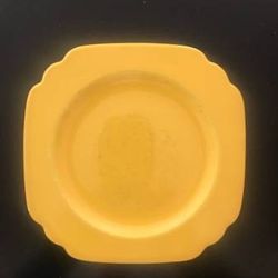 Vintage Homer Laughlin Riviera Yellow Bread / Butter or Dessert Plate