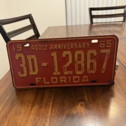 400th Anniversary Plate
