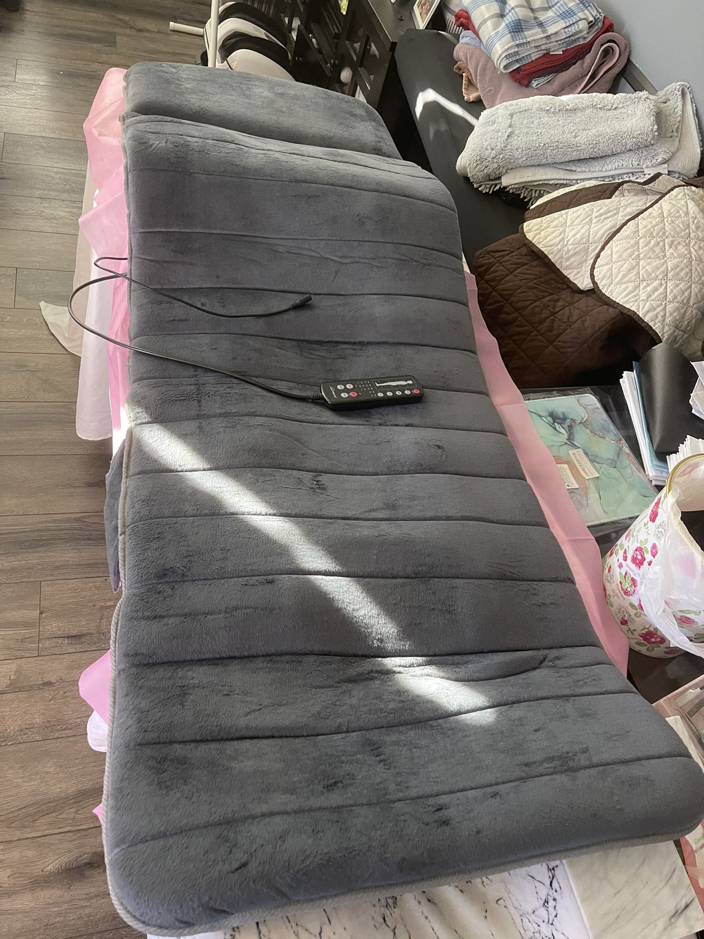 SNAILAX Memory Foam Massage Mat with Heat