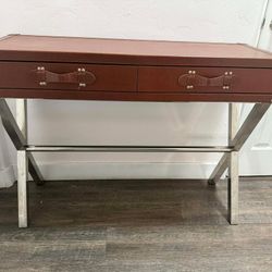 Leather console Table