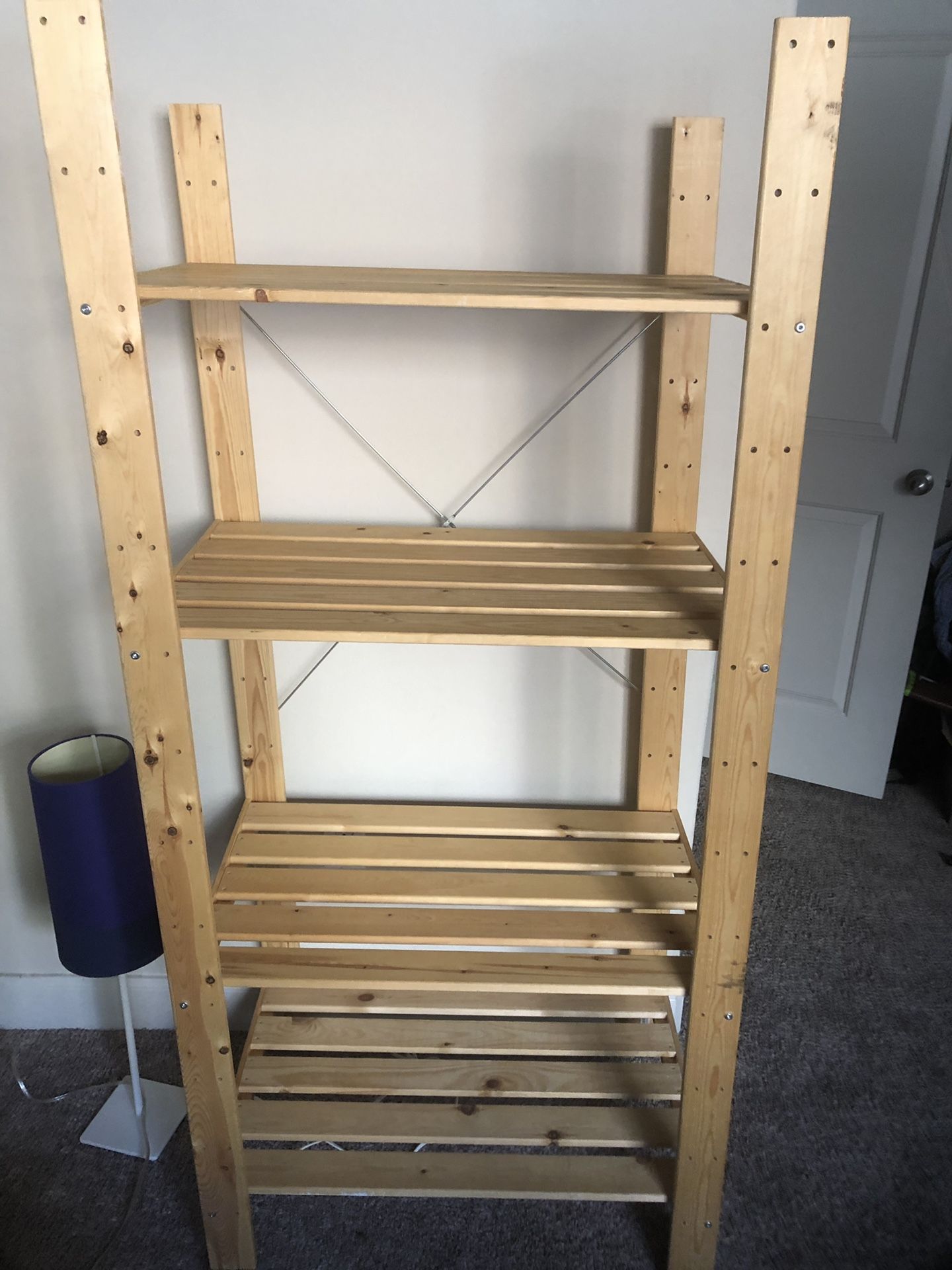 2 Wood Rack from IKEA like new excellent