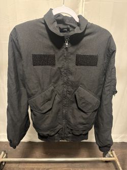 Aureus International Jacket Men's S Black Full Zip Flight Crew Nomex
