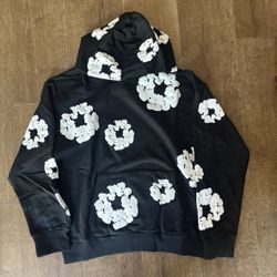 Denim Tears Cotton Wreath Sweatshirt Hoodie Black Size M