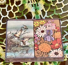 2 Vintage Playing Card Decks