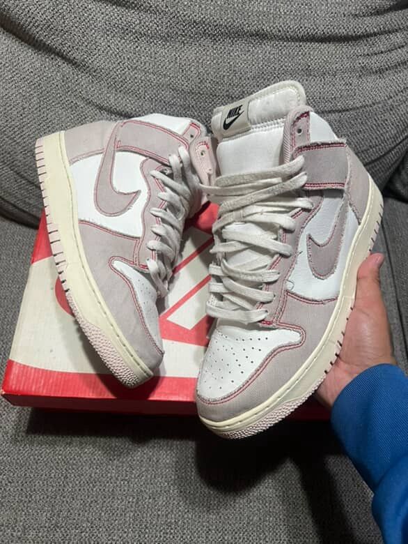 Nike Dunk Hi 1985 barely rose demin dunk high