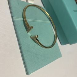Tiffany Diamond Wire Bracelet