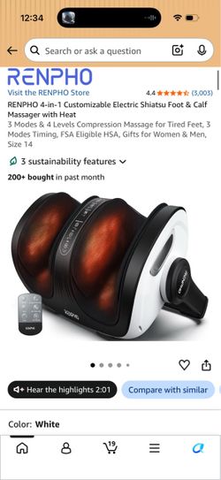 Unopened calf and foot massager brand new