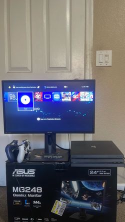 ASUS MG248 24" 144Hz Gaming Monitor with PS4 Pro