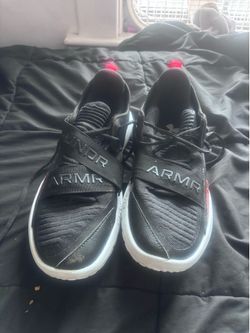 black under armor shoes size 10