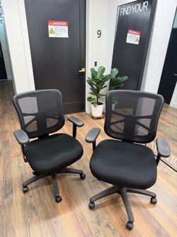 Black Mesh Office/Task Chairs (Qty: 2)  $25 each / $40 for both