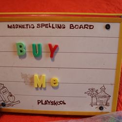 1979s Vintage Playschool 3 Sided Playboard