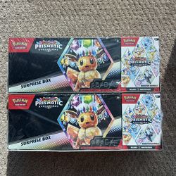 2x Prismatic Evolutions Booster Bundle + Surprise Box Bundle (Sam's Club)-SV: Prismatic Evolutions