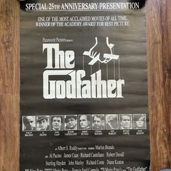 Vintage The Godfather Special 25TH Anniversary Presentation Cast & Crew Poster