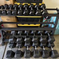 Dumbbells + Rack