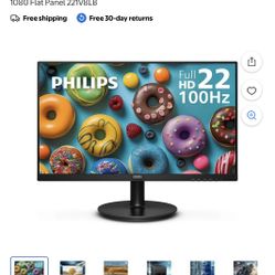 Philips monitor 22IN/ Includes Display Port