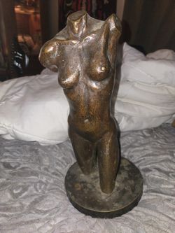 Hand Made  Bronze Female Torso 
