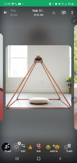 Interchangeable orgonite meditation Pyramid