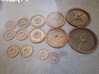 Fitness Gear Cast Iron Weight Plates Set