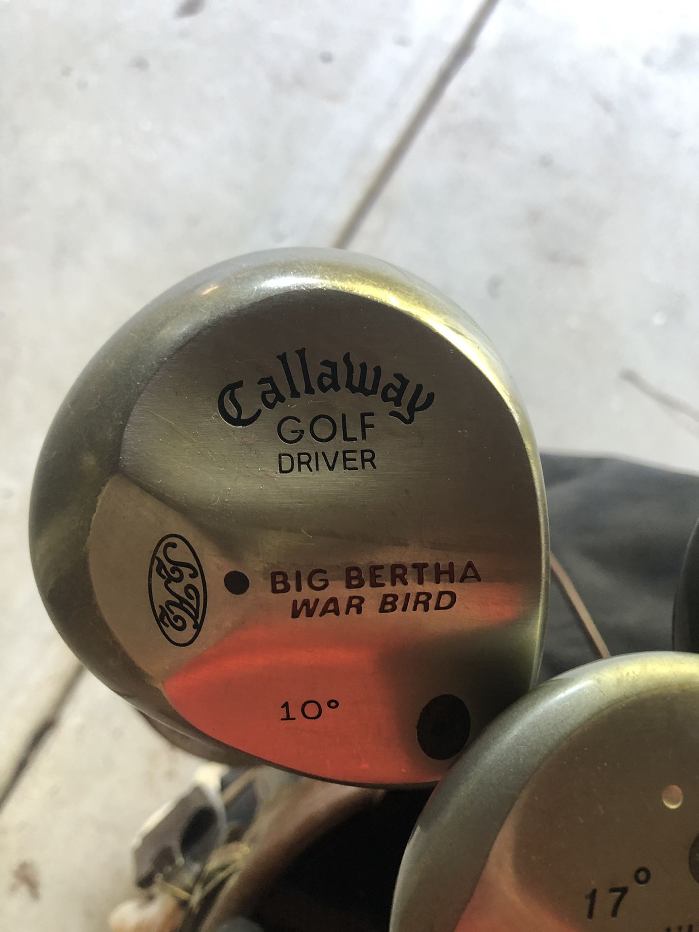 CALLAWAY BIG BERTHA DRIVER SET GOLF CLUBS WITH DIAWA BAG