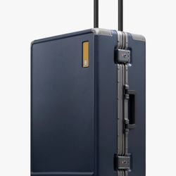 LEVEL8 Zipperless Checked Luggage with Aluminum Frame