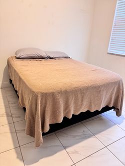 Full/Queen Bed Frame with Mattress