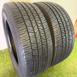 V295  245 55 18 103V  Goodyear Eagle RS-A   2 Used Tires  90% Life 
