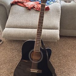 Moukey Acoustic Guitar With Strap