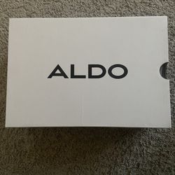 ALDO white and gold Summer Heels