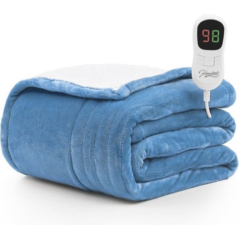 BRAND NEW KING SIZE ELECTRIC HEATED PLUSH BLANKET