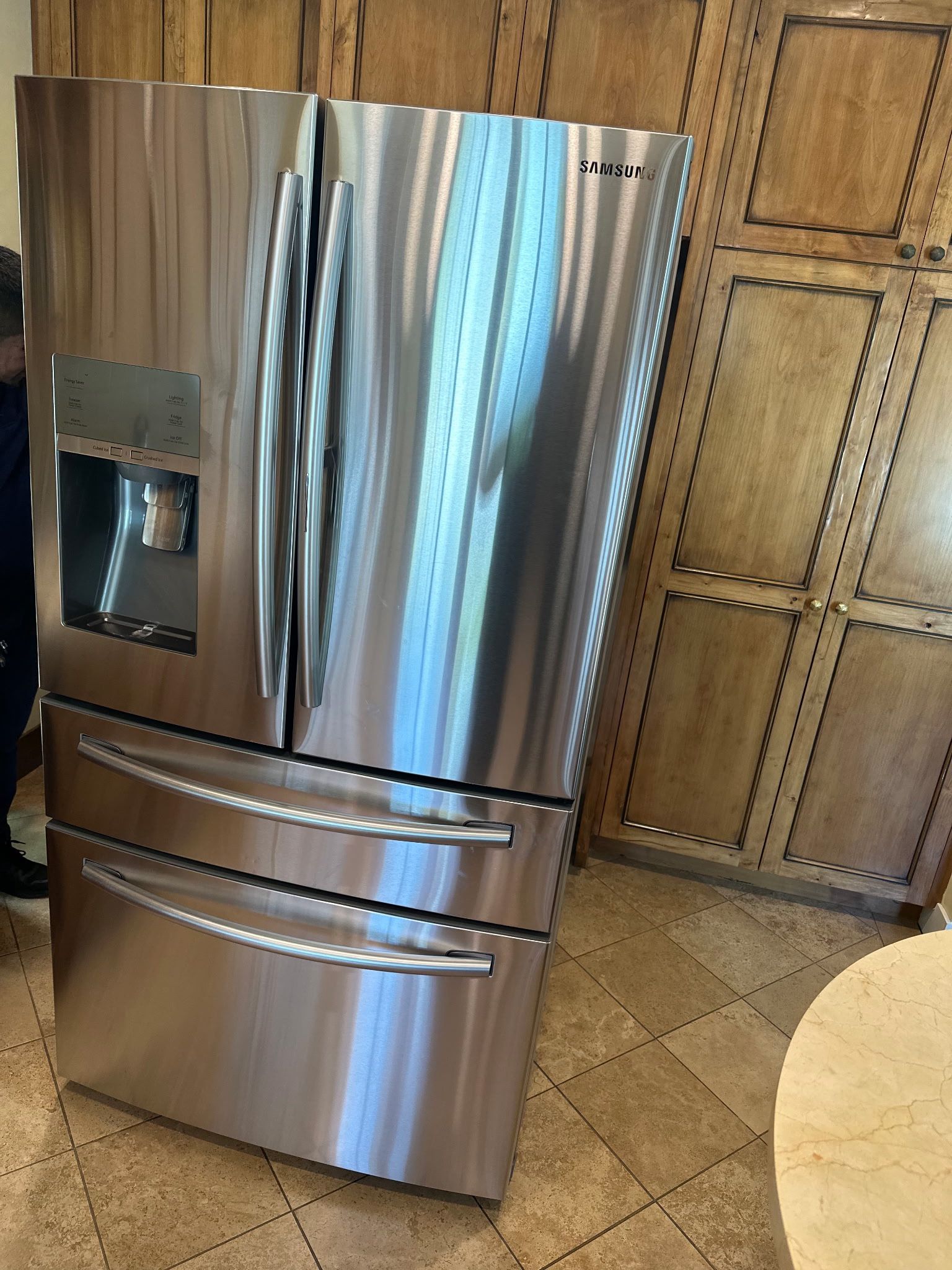 Samsung French 4 Door Refrigerator Stainless Steel ( Show Case