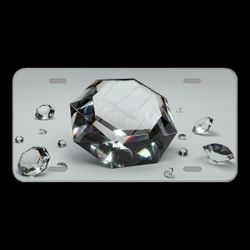 License Plate Novelty Car Front Diamond Brilliant Gem Jewel Shiny