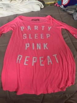 VS pink night shirt