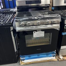Samsung Stainless Steel Gas Range 