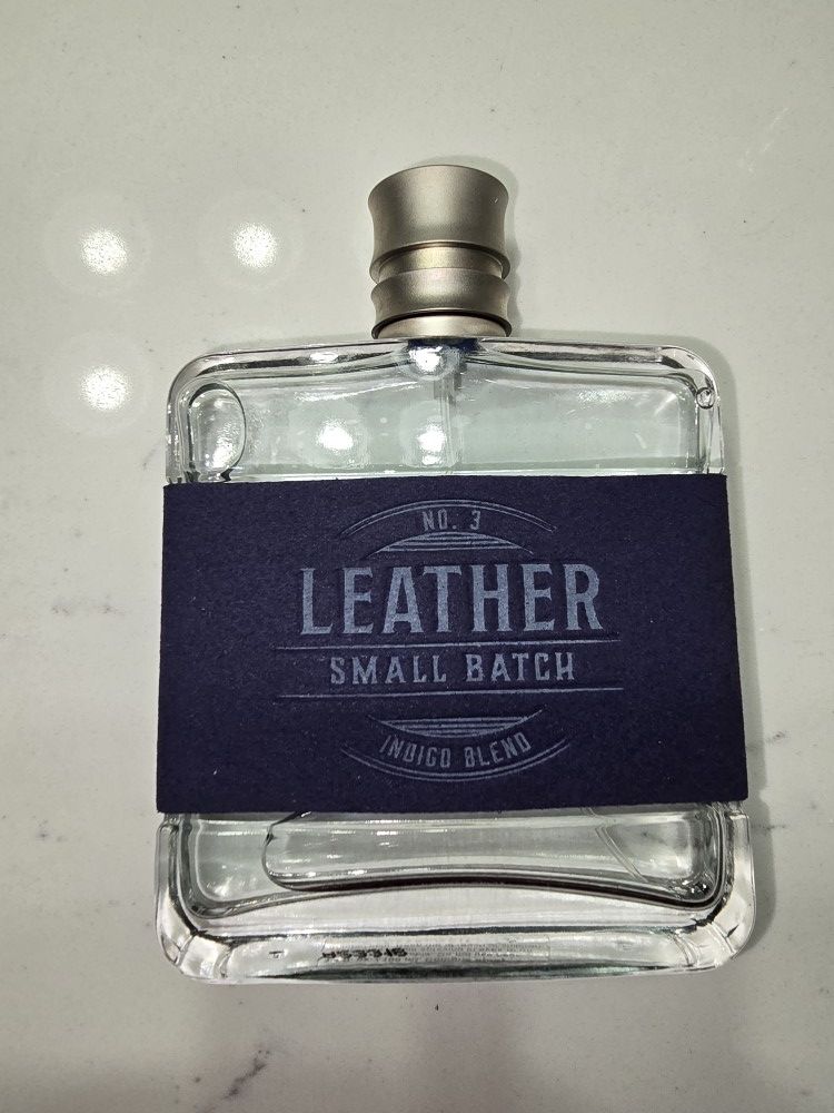 Men's Leather Small Batch Indigo Blend Cologne No. 3. 