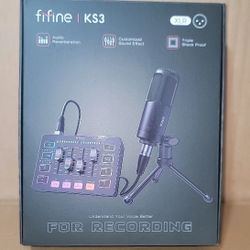 FIFINE Audio Equipment Bundle for Gaming Podcast, Streaming Monitoring-KS3 NEW!!