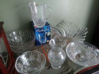 6 beautiful peices of crystal yes they are all real