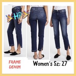 NWT Womens Designer Frame Capri Jeans Sz:27