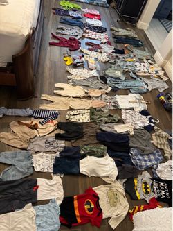 Large baby boy clothes bundle 0-9 months (67 ave and happy valley)