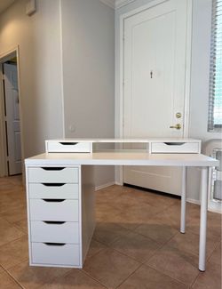 White desk