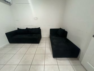 Black sofa