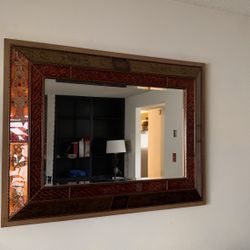 Bohemian Inspired Wall Mirror Frame - $50