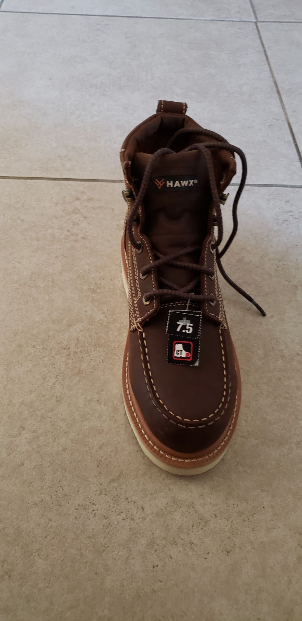 New Hawx work boots size 7.5