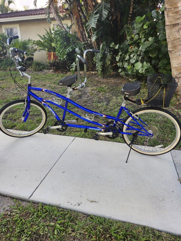 Tandem Bicycle 2 Person Bike Multiple Gears Aluminum Lightweight 26"