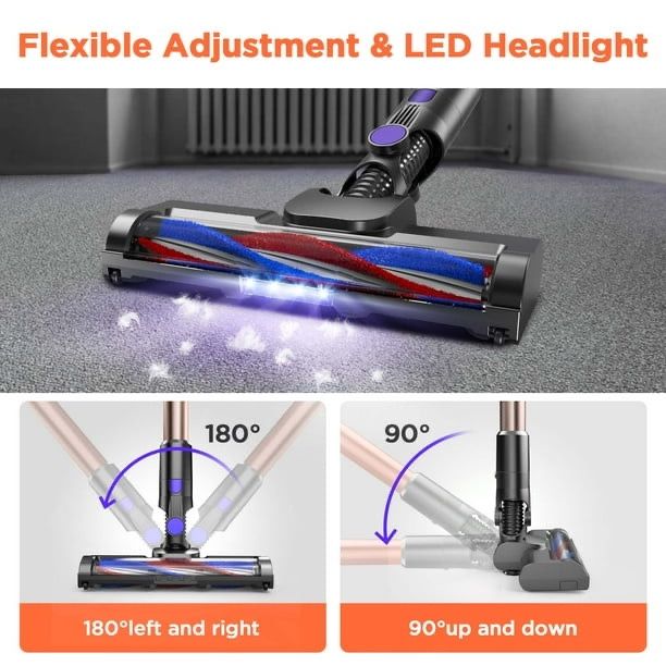 Vacuum Cleaner, 4 in 1 Cordless Stick Vacuum Cleaner with Powerful Suction for Hardwood New main image 4