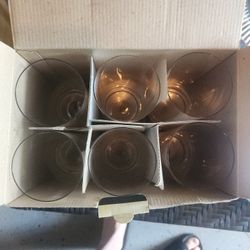 6 Juice Glasses 