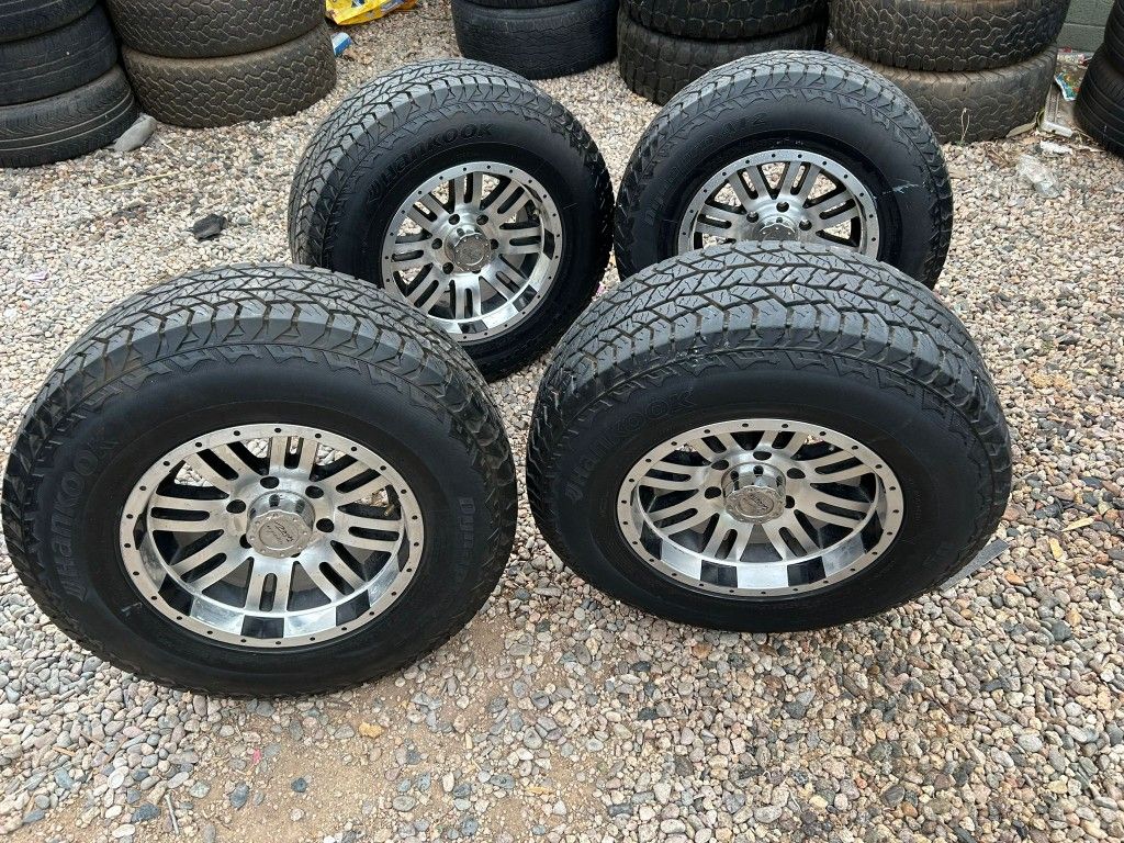 RIMS 245/75R16...6 LUGS FIT TOYOTA TACOMA NISSAN XTERRA NISSAN IZUSO RODEO NISSAN FRONTIER NISSAN PATHFINDER